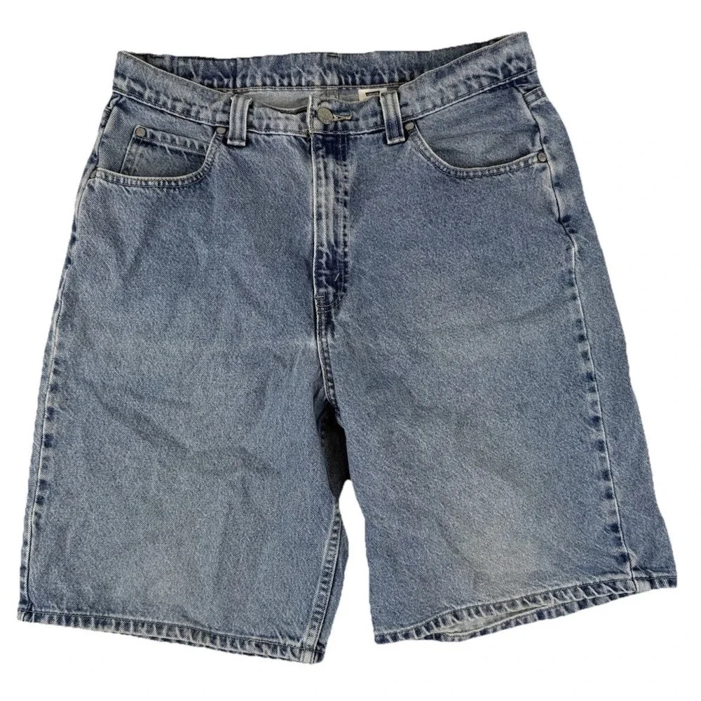 Vintage 90's Levi's L2 Jorts Men's Size‎ 34 Jean Shorts Baggy Fit Skater Denim